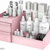 Pink Makeup Organizer side look